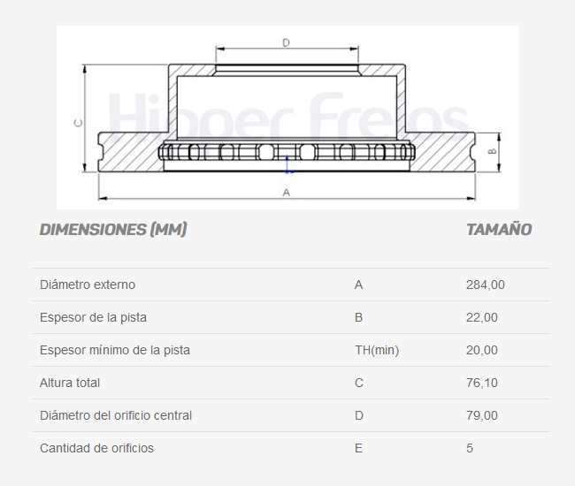 Discos de Freno DI-061 (42p)