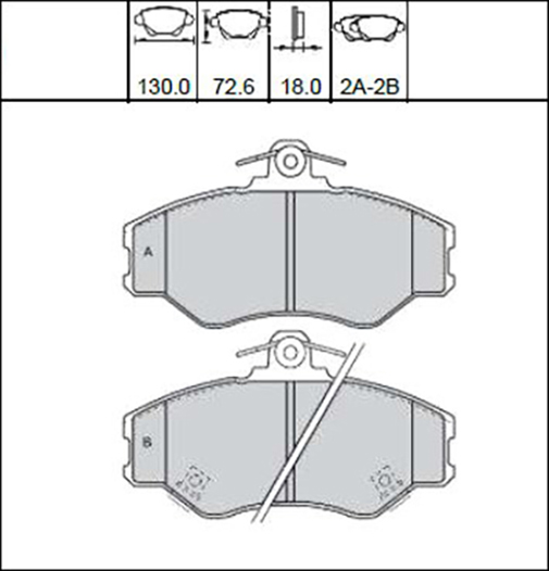 Pastillas de Freno Cer�mica PF0136AC (81)