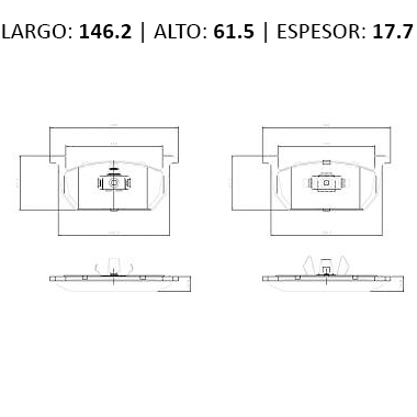 Pastillas de Freno PF2241 (51)